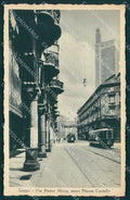 Torino Città Via Pietro Micca Tram cartolina MZ7548 – fronte