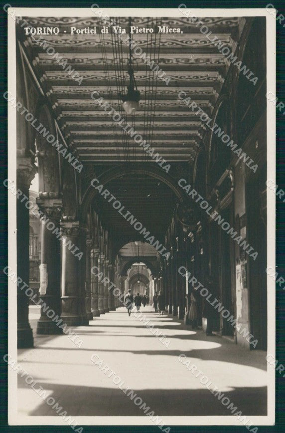 Torino Città Via Pietro Micca Portici Foto cartolina MZ7556 – fronte