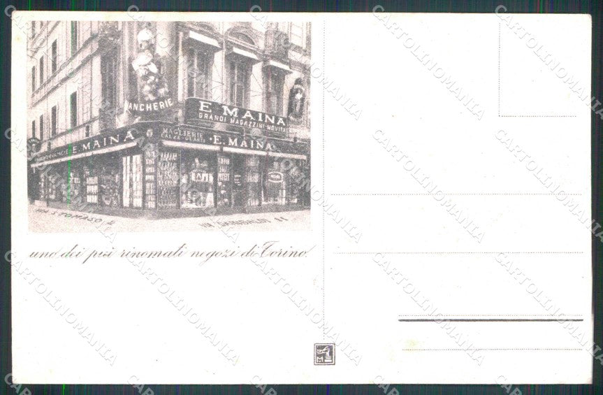 Torino Città Piazza Castello Tram Lato Ovest cartolina MZ7564 – retro