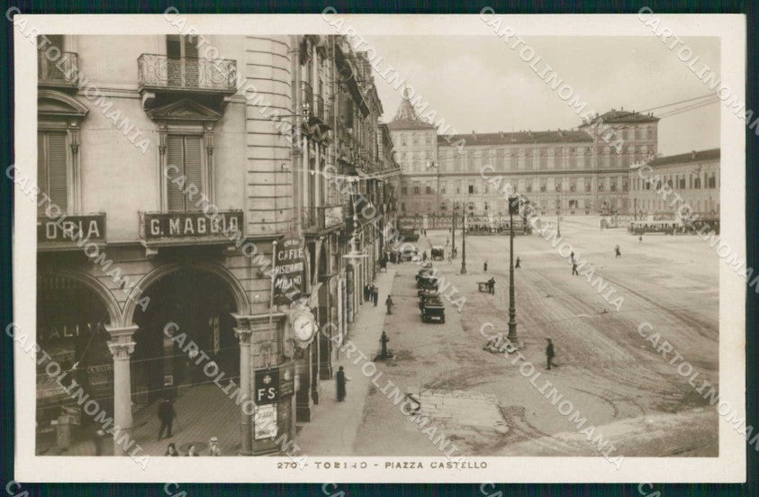 Torino Città Piazza Castello Foto cartolina MZ7588 – fronte