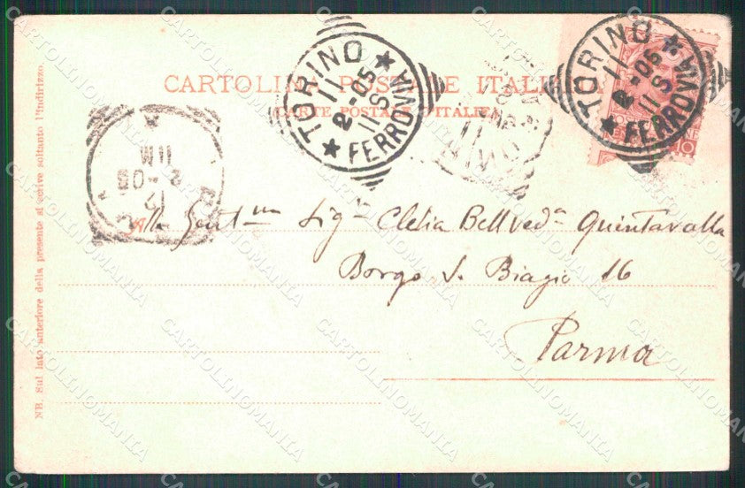 Torino Città Piazza Solferino Via Pietro Micca Trenkler cartolina MZ7591 – retro