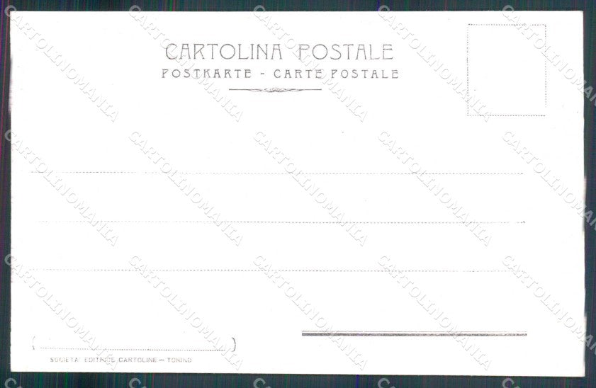 Torino Città Piazza Solferino Tram Via Pietro Micca cartolina MZ7593 – retro