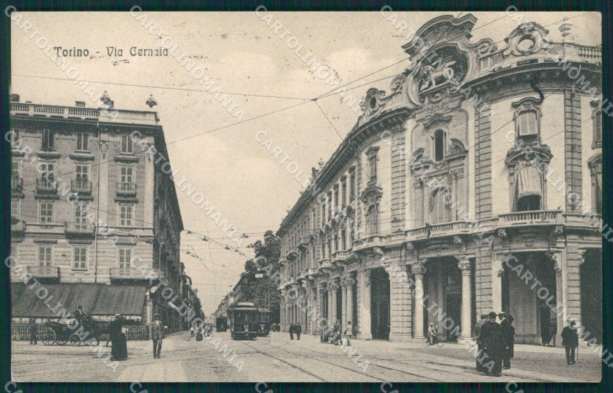 Torino Città Via Cernaia Tram Alterocca 20334 cartolina MZ7603 – fronte