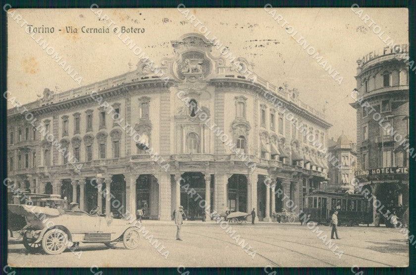 Torino Città Via Cernaia Tram Botero cartolina MZ7607 – fronte