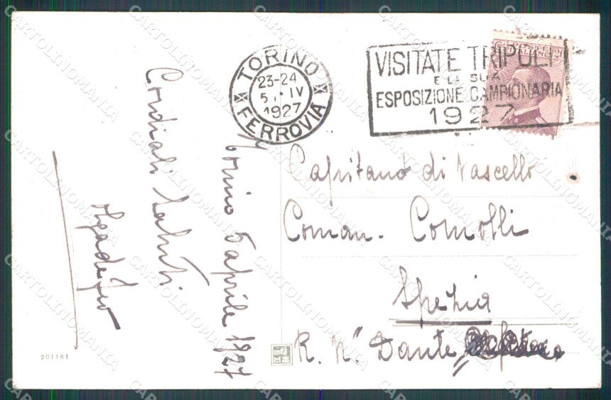 Torino Città Piazza Solferino Via Cernaia cartolina MZ7616 – retro