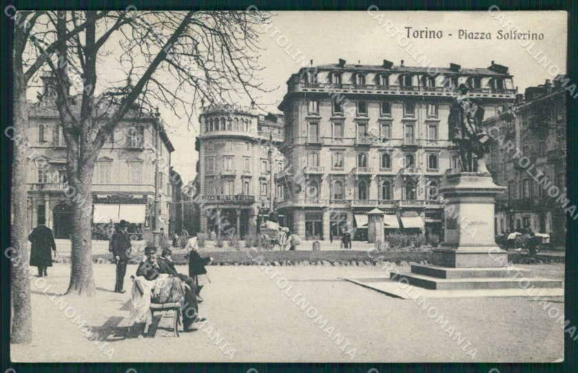 Torino Città Piazza Solferino cartolina MZ7631 – fronte
