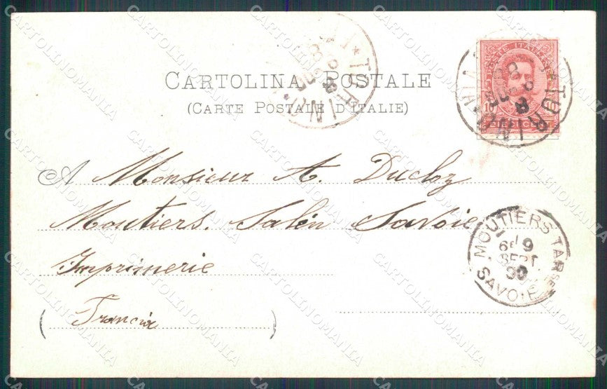Torino Città Monumento Duca di Genova Kunzli 2558 cartolina MZ7636 – retro
