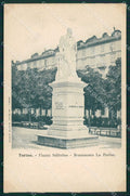Torino Città Piazza Solferino Monumento La Farina cartolina MZ7642 – fronte