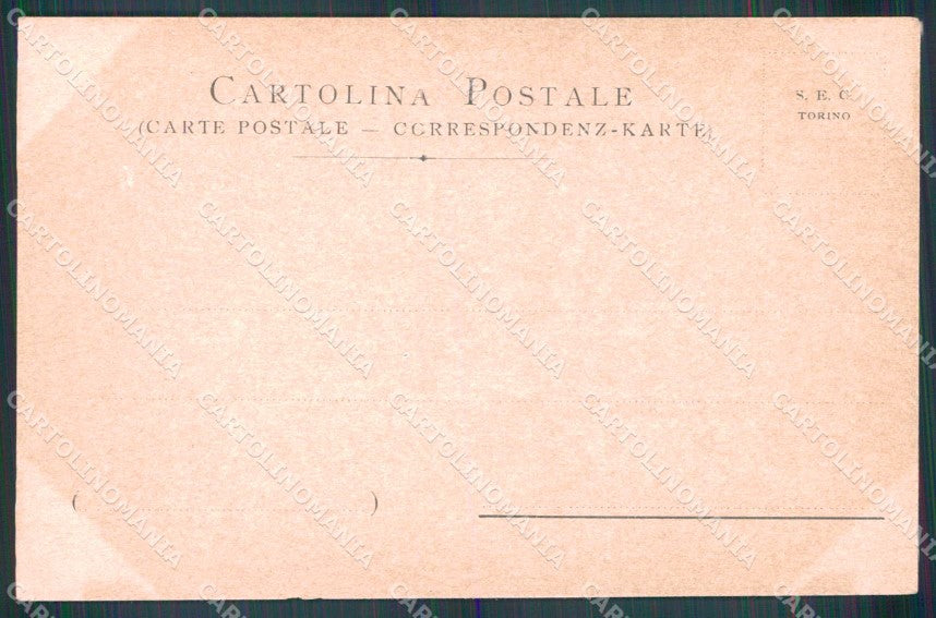 Torino Città Piazza Solferino Monumento La Farina cartolina MZ7642 – retro