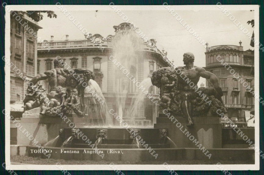 Torino Città Fontana Angelica Foto cartolina MZ7661 – fronte