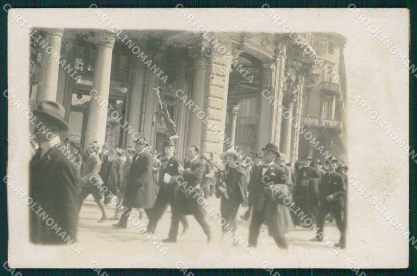 Torino Città Via Cernaia Festa Fascista Fascismo Foto cartolina MZ7676 – fronte