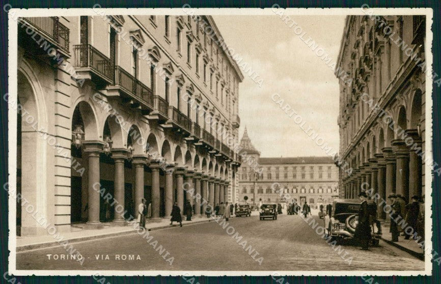 Torino Città Via Roma Foto cartolina MZ7701 – fronte