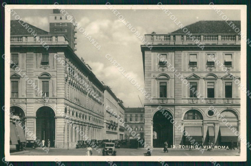 Torino Città Via Roma Foto cartolina MZ7707 – fronte