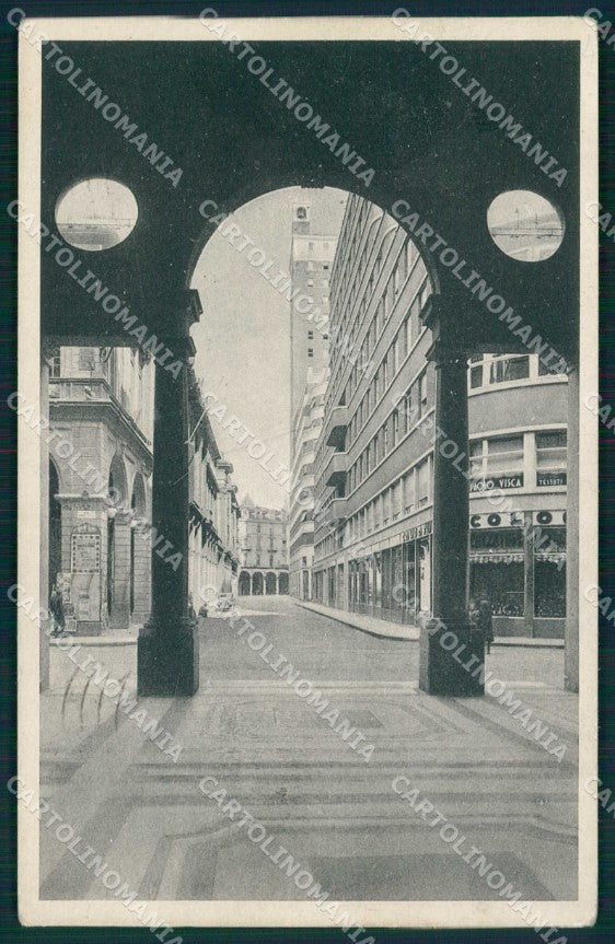 Torino Città Via Viotti dai Portici cartolina MZ7721 – fronte