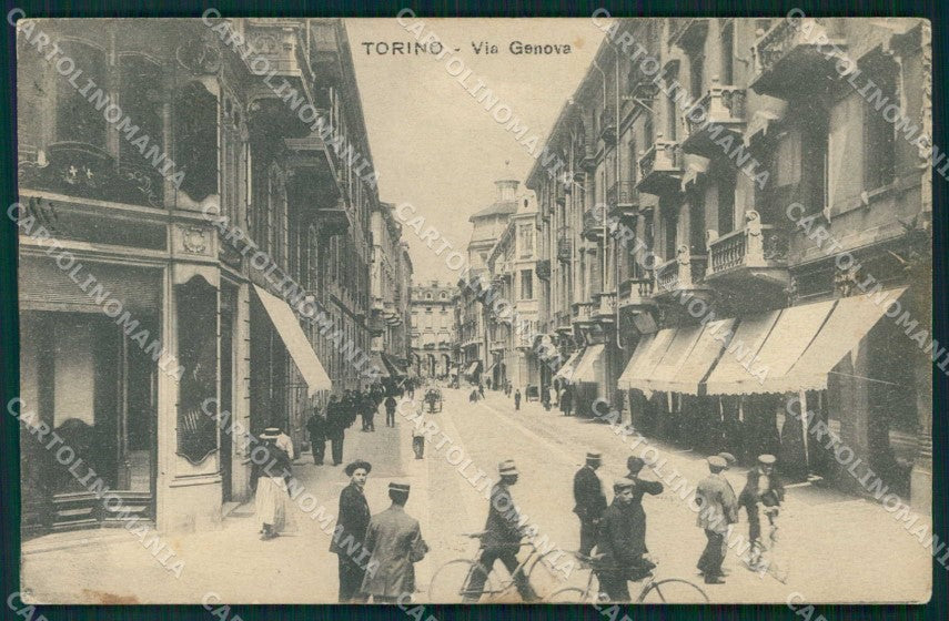 Torino Città Via Genova cartolina MZ7773 – fronte