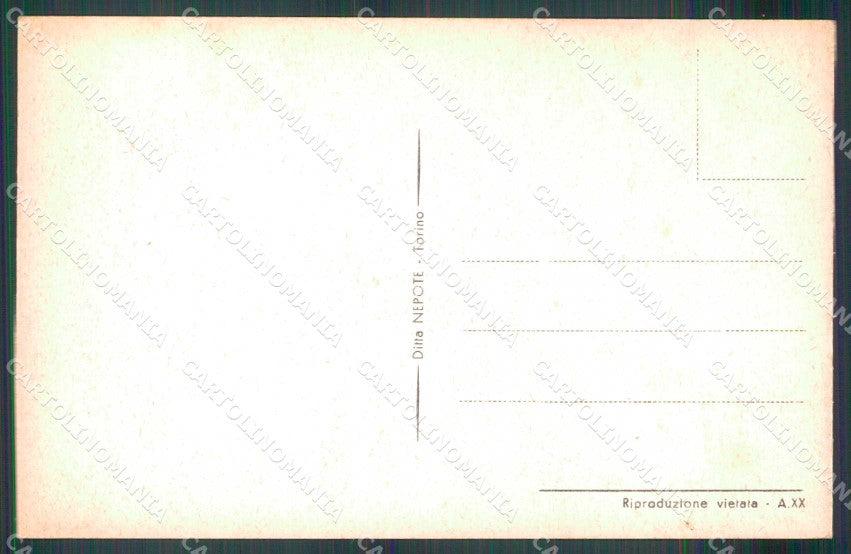 Torino Città Via Roma Fontane Po Dora cartolina MZ7778 – retro
