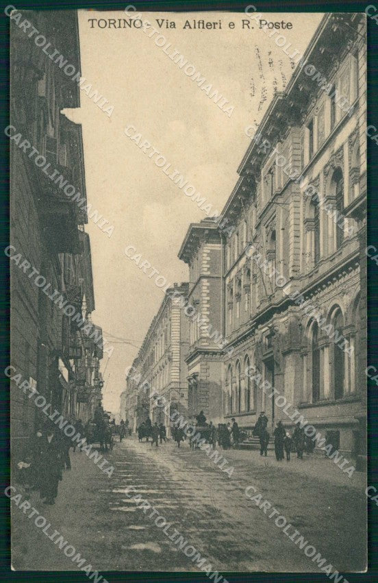 Torino Città Via Alfieri Palazzo Poste cartolina MZ7781 – fronte