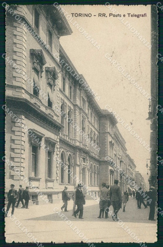 Torino Città Nuovo Palazzo Poste Telegrafi cartolina MZ7785 – fronte