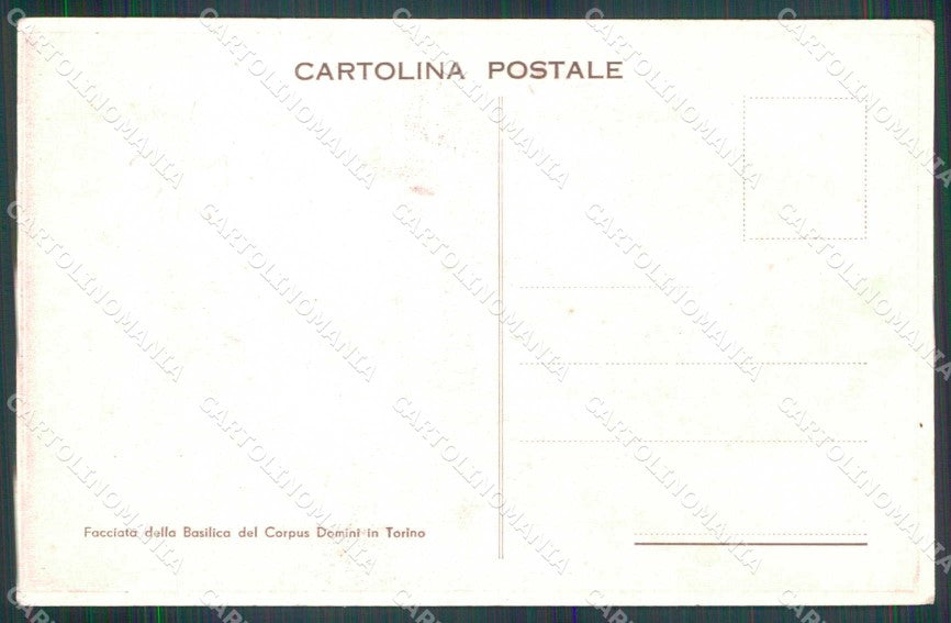 Torino Città Facciata Basilica Corpus Domini cartolina MZ7800 – retro