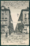 Torino Città Via Garibaldi da Piazza Castello Tram Brunner 4554 cartolina MZ7806 – fronte