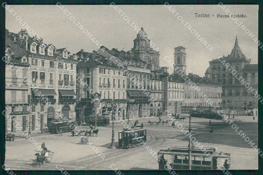 Torino Città Piazza Castello Tram Brunner 4731 cartolina MZ7812 – fronte