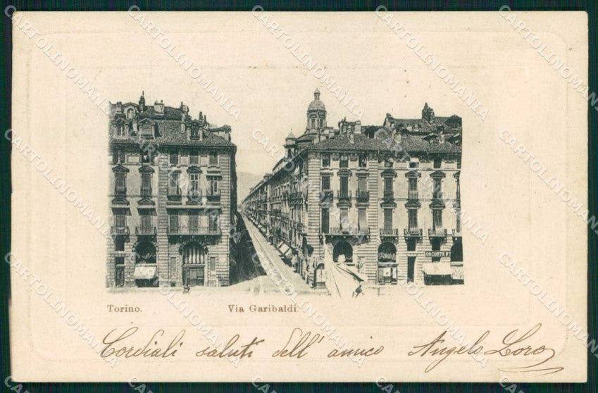 Torino Città Via Garibaldi cartolina MZ7813 – fronte