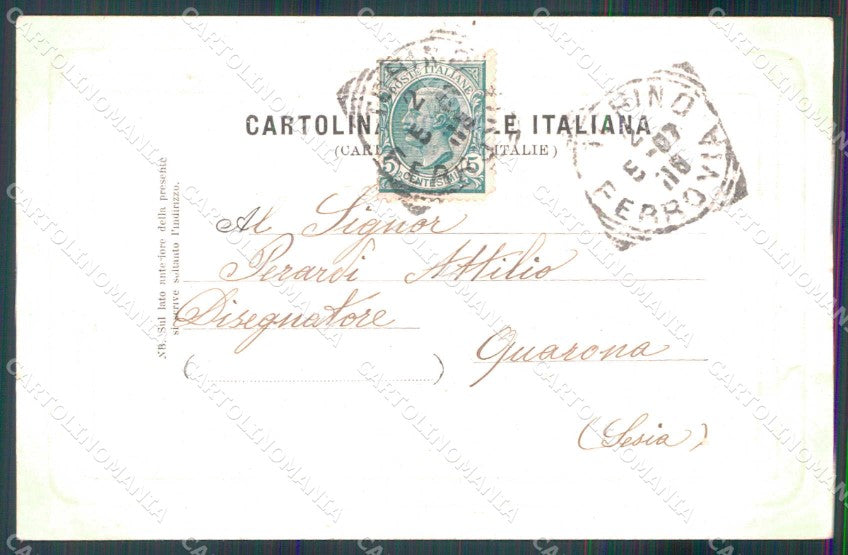 Torino Città Via Garibaldi cartolina MZ7813 – retro