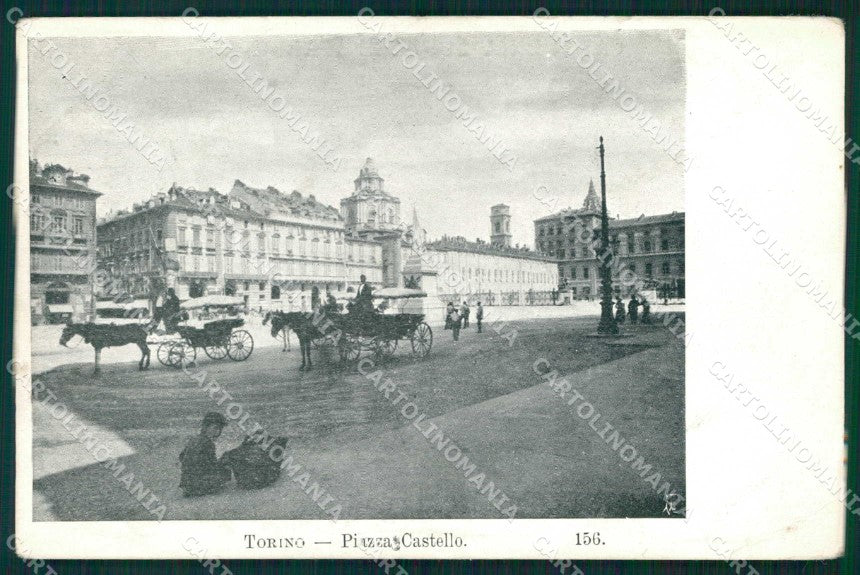 Torino Città Piazza Castello cartolina MZ7814 – fronte