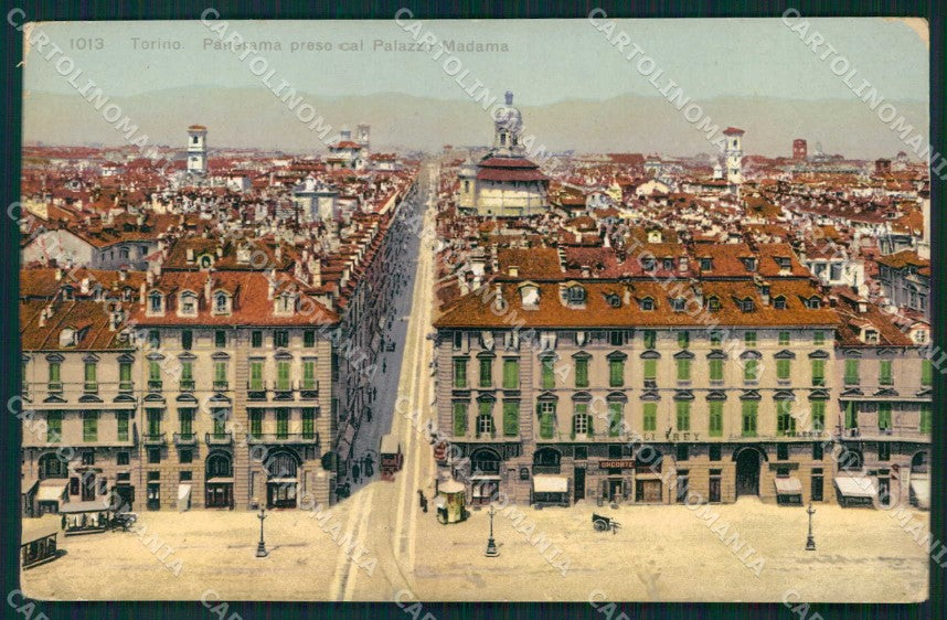Torino Città Veduta da Palazzo Madama cartolina MZ7815 – fronte