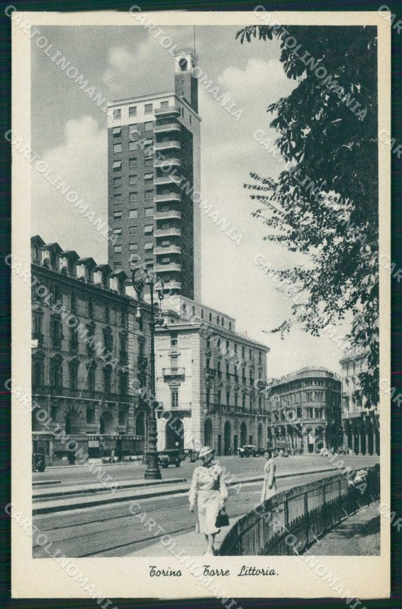 Torino Città Torre Littoria cartolina MZ7832 – fronte
