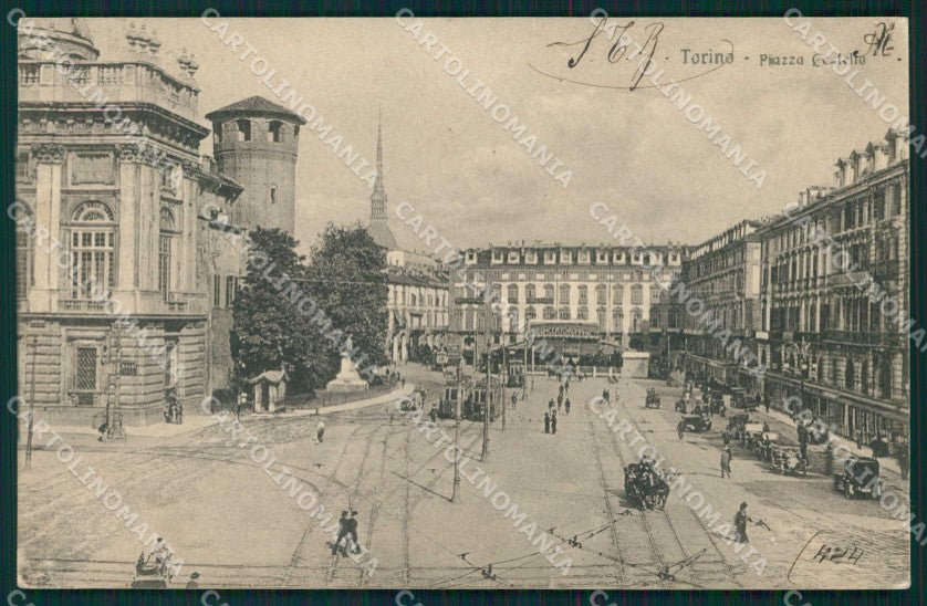 Torino Città Piazza Castello Tram Brunner 12455 cartolina MZ7853 – fronte