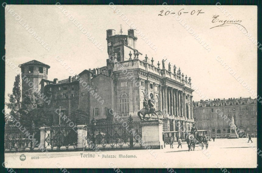 Torino Città Palazzo Madama Brunner 4639 cartolina MZ7867 – fronte