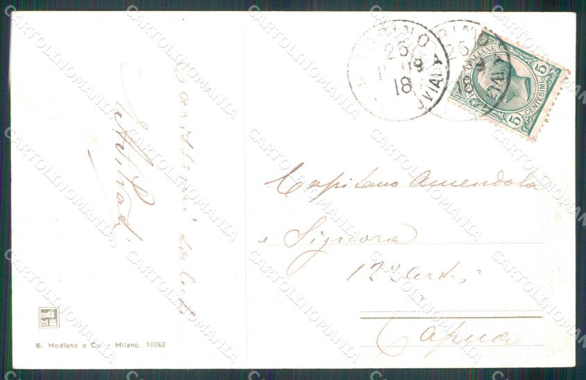 Torino Città Monumento Milanesi Esercito Sardo Modiano 10062 cartolina MZ7877 – retro