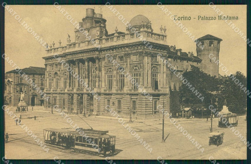 Torino Città Palazzo Madama Tramway PIEGHINA Modiano 10097 cartolina MZ7881 – fronte