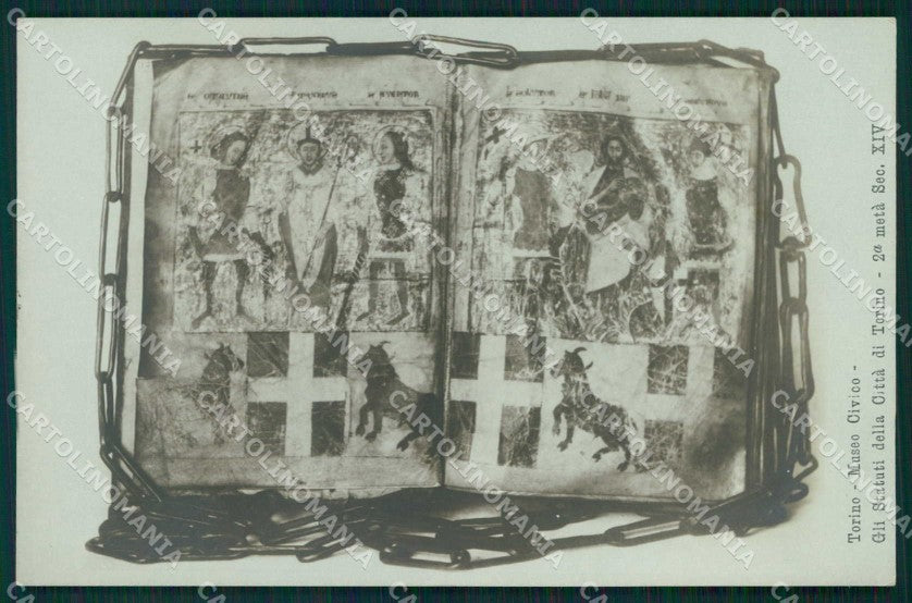 Torino Città Museo Civico Statuti II Metà Sec XIV Foto cartolina MZ7893 – fronte