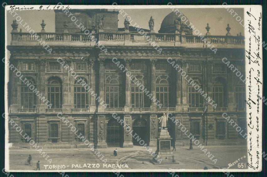 Torino Città Palazzo Madama Sciutto 651 Foto cartolina MZ7897 – fronte