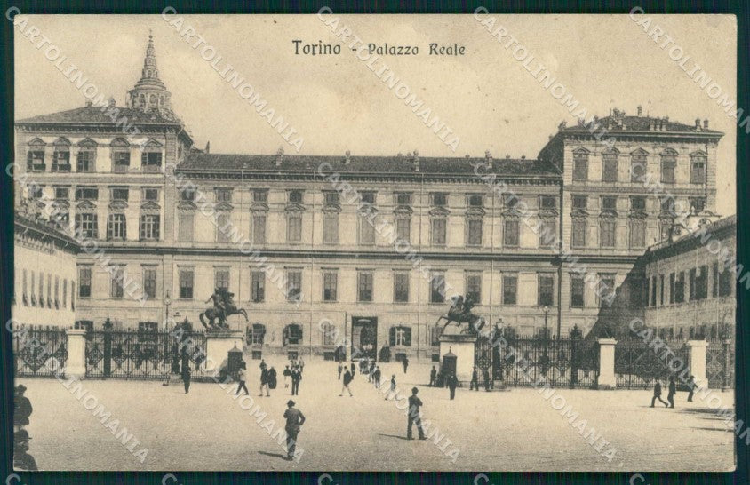 Torino Città Palazzo Reale Statue Castore Polluce cartolina MZ7924 – fronte