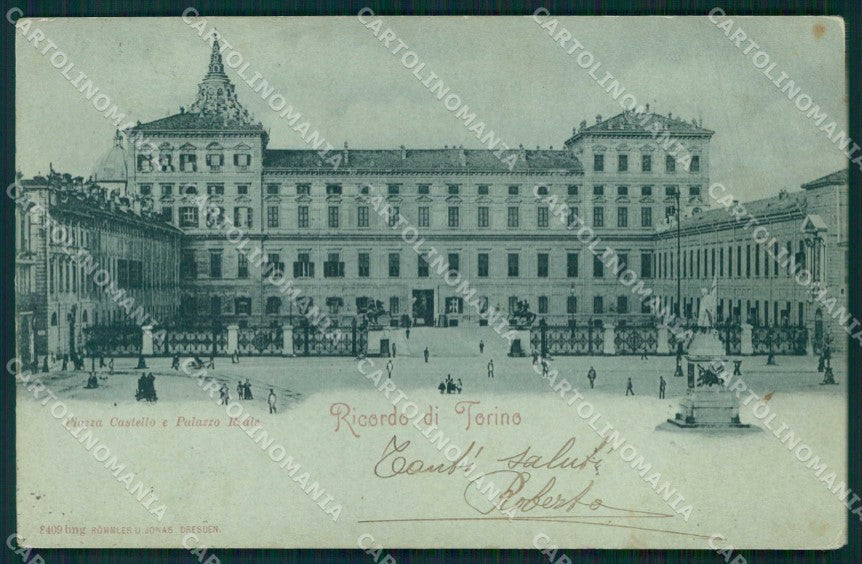 Torino Città Ricordo di Piazza Castello Rommler 8409 cartolina MZ7927 – fronte