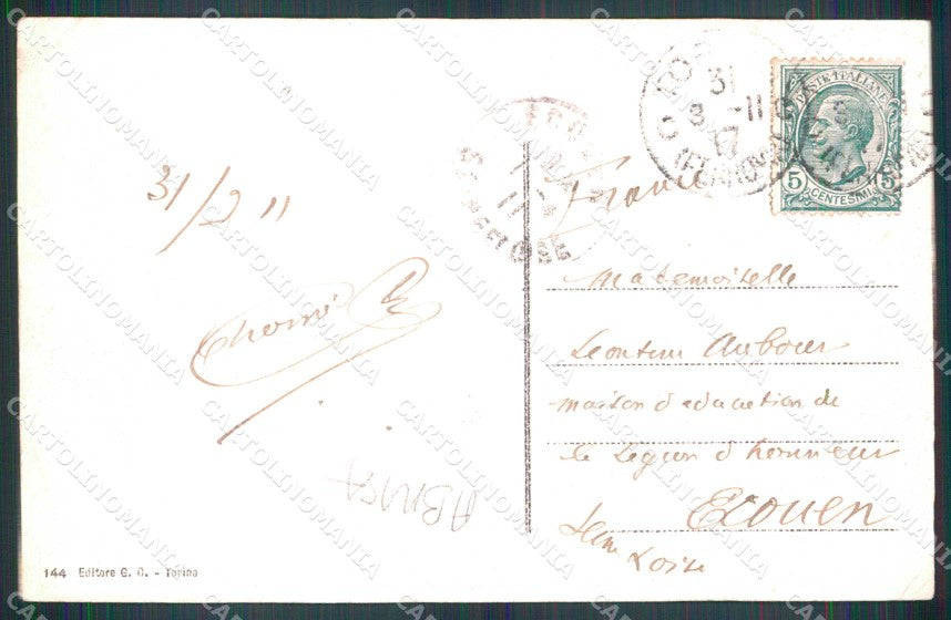 Torino Città Palazzo Reale ABRASA cartolina MZ7929 – retro