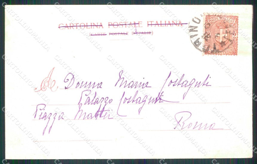 Torino Città Palazzo Reale Tramway Modiano 2724 cartolina MZ7933 – retro