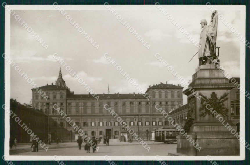 Torino Città Palazzo Reale Piazza Castello Foto cartolina MZ7947 – fronte