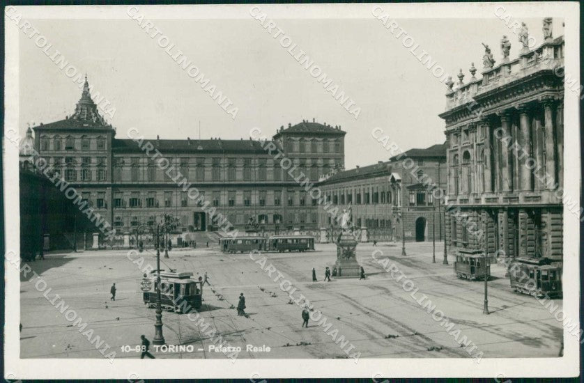 Torino Città Palazzo Reale Tram Foto cartolina MZ7948 – fronte