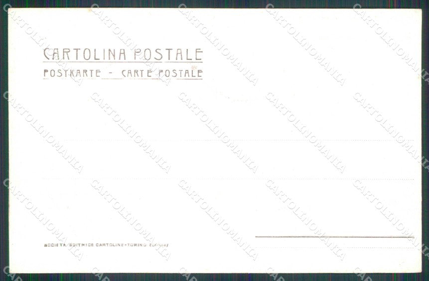 Torino Città Palazzo Madama Verso Via Po cartolina MZ7956 – retro
