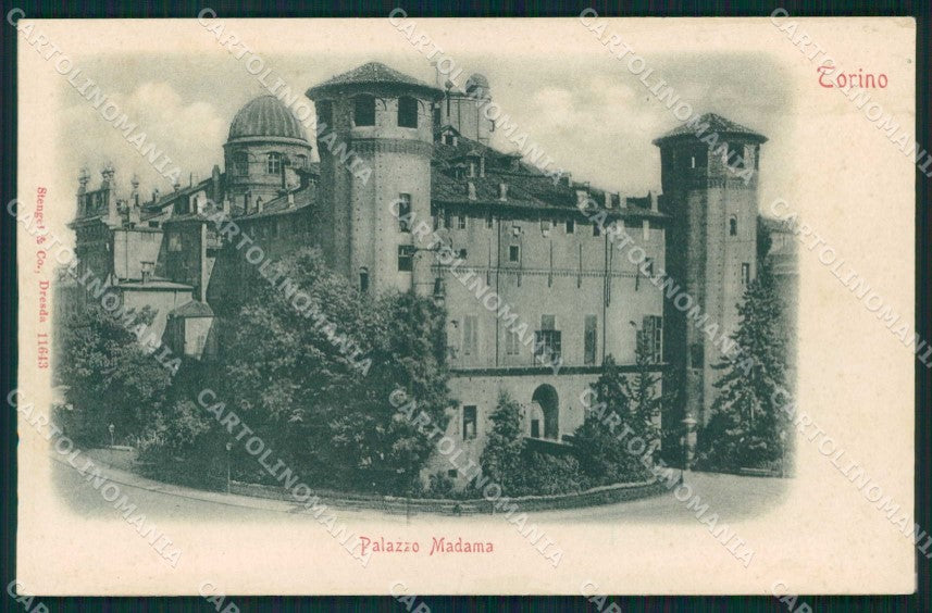 Torino Città Palazzo Madama Stengel 11643 cartolina MZ7962 – fronte