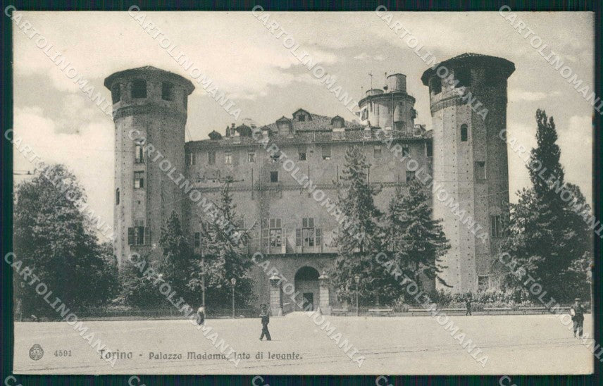 Torino Città Palazzo Madama Lato Levante Brunner 4591 cartolina MZ7966 – fronte