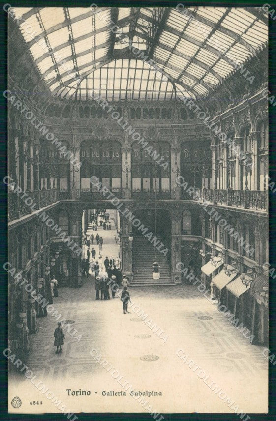 Torino Città Galleria Subalpina Brunner 4644 SCOLLATA cartolina MZ7976 – fronte