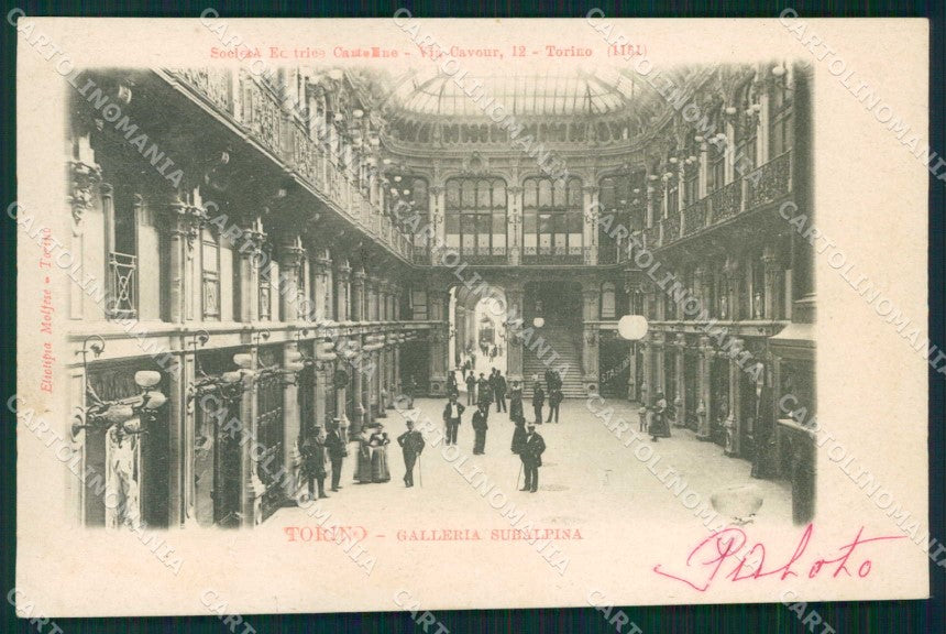 Torino Città Galleria Subalpina cartolina MZ7979 – fronte