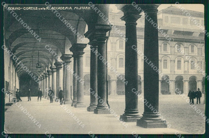 Torino Città Regia Accademia Militare Cortile cartolina MZ7984 – fronte