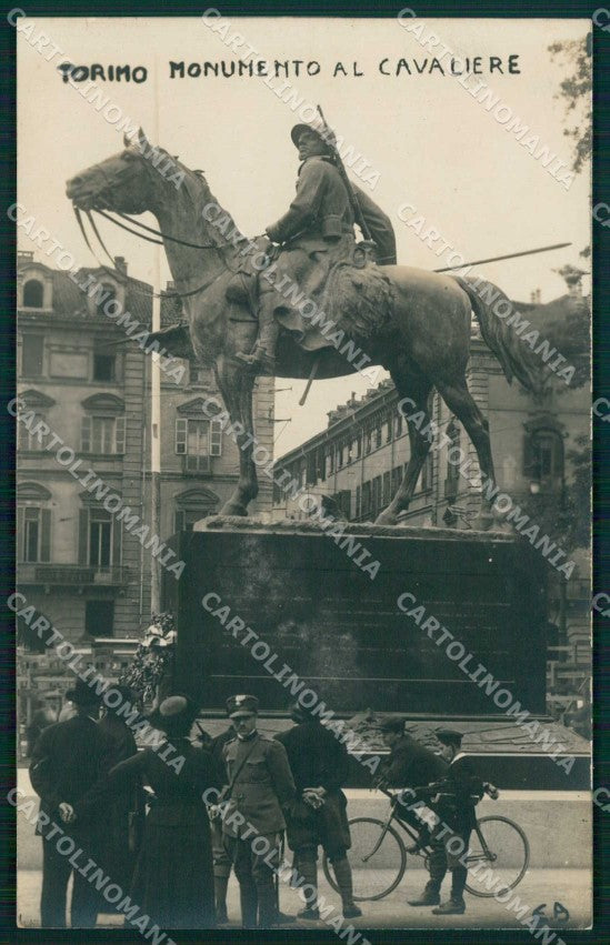 Torino Città Monumento al Cavaliere Carabinieri Foto cartolina MZ8004 – fronte