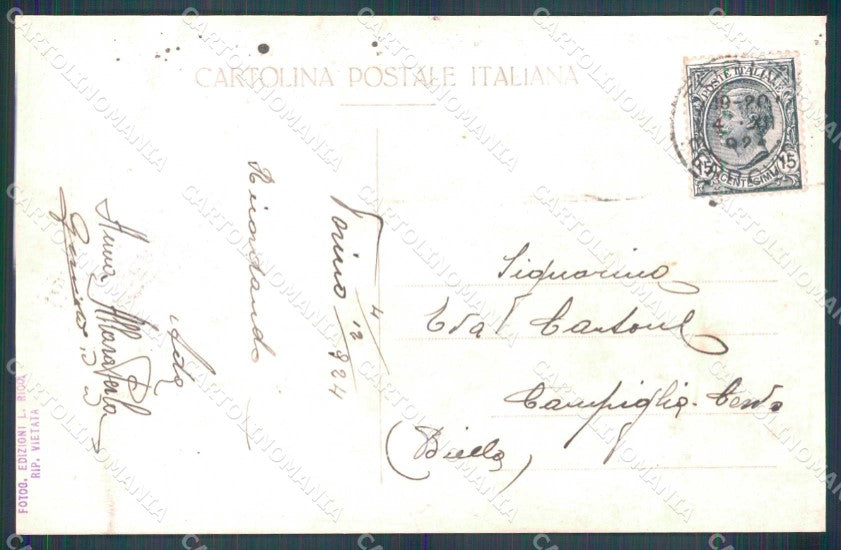 Torino Città Passaggio Principessa Laetitia Foto cartolina MZ8016 – retro